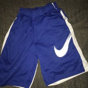 Blue Nike shorts